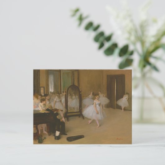 Balletdansers in dansles Edgar Degas Briefkaart (Staand voorkant)