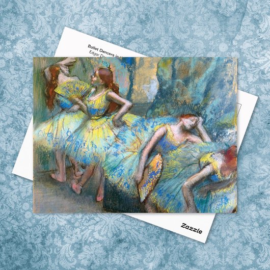 Balletdansers in de vleugels Edgar Degas Briefkaart