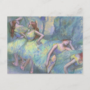 Balletdansers in de Wings van Edgar Degas Briefkaart