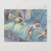Balletdansers in de Wings van Edgar Degas Briefkaart (Voorkant)