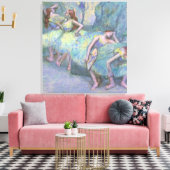 Balletdansers in de Wings van Edgar Degas Canvas Afdruk (Insitu (Woonkamer))