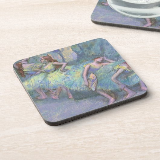 Balletdansers in de Wings van Edgar Degas Drankjes Onderzetter (Linkerzijde)