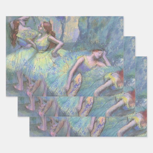 Balletdansers in de Wings van Edgar Degas Inpakpapier Vel (Set)