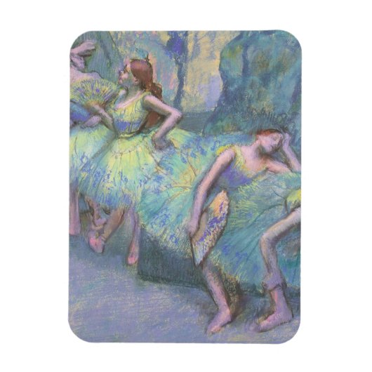 Balletdansers in de Wings van Edgar Degas Magneet (Verticaal)
