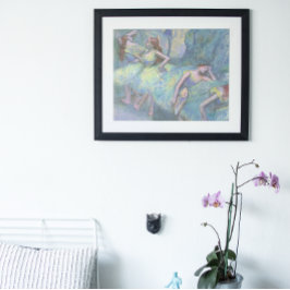 Balletdansers in de Wings van Edgar Degas Poster