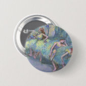 Balletdansers in de Wings van Edgar Degas Ronde Button 5,7 Cm (Voorkant /achterkant)