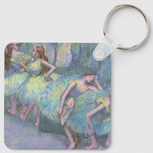 Balletdansers in de Wings van Edgar Degas Sleutelhanger (Achterkant)