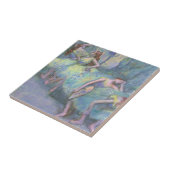 Balletdansers in de Wings van Edgar Degas Tegeltje (Zijkant)