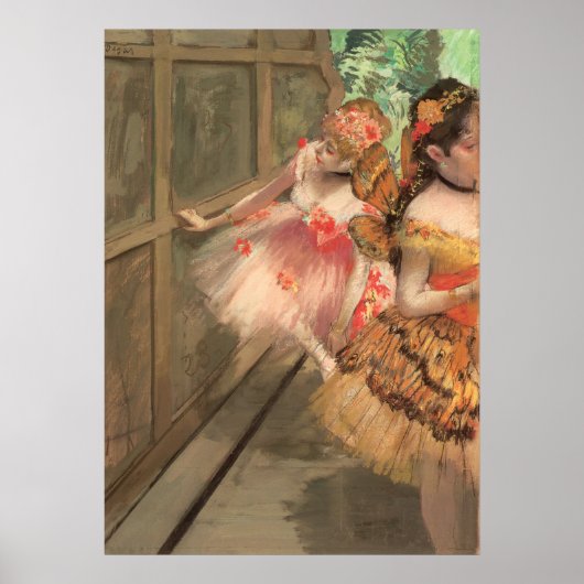 Balletdansers in vlinderkostuums, Edgar Degas Poster (Voorkant)