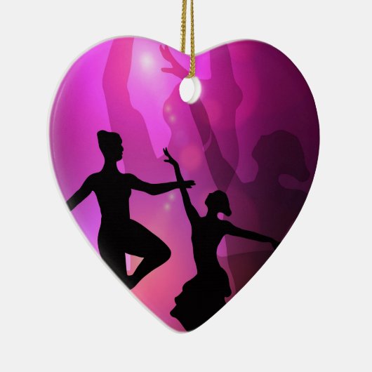 Balletdansers Keramisch Ornament (Rechts)