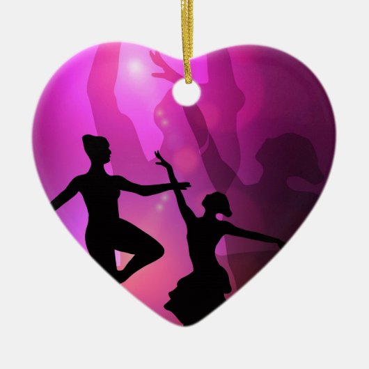 Balletdansers Keramisch Ornament (Voorkant)