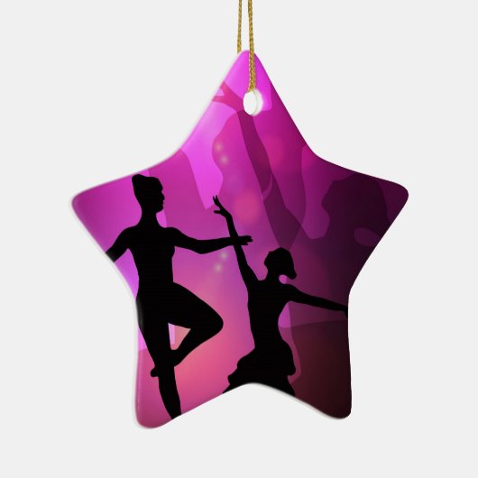 Balletdansers Keramisch Ornament (Rechts)