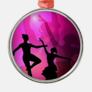 Balletdansers Metalen Ornament