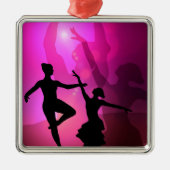 Balletdansers Metalen Ornament (Voorkant)