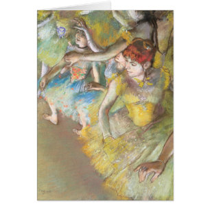 Balletdansers op het podium door Edgar Degas