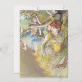 Balletdansers op het podium door Edgar Degas (Voorkant)