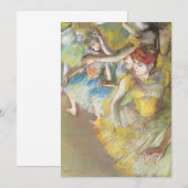 Balletdansers op het podium door Edgar Degas (Voorkant / Achterkant)