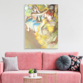 Balletdansers op het podium door Edgar Degas Canvas Afdruk (Insitu (Woonkamer))
