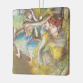 Balletdansers op het podium door Edgar Degas Keramisch Ornament (Links)