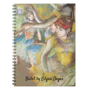 Balletdansers op het podium door Edgar Degas Notitieboek