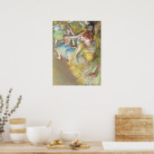 Balletdansers op het podium door Edgar Degas Poster (Keuken)