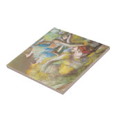 Balletdansers op het podium door Edgar Degas Tegeltje (Zijkant)