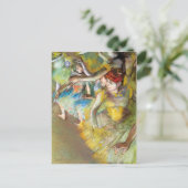 Balletdansers op het podium van Degas Briefkaart (Staand voorkant)