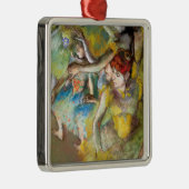 Balletdansers op het podium van Degas Metalen Ornament (Rechts)