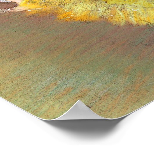 Balletdansers op het podium van Degas Poster (Hoek)