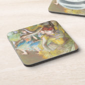 Balletdansers op het werkgebied van Edgar Degas Bier Onderzetter (Linkerzijde)