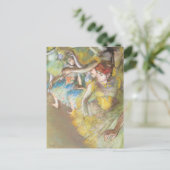 Balletdansers op het werkgebied van Edgar Degas Briefkaart (Staand voorkant)