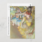 Balletdansers op het werkgebied van Edgar Degas Briefkaart (Voorkant / Achterkant)