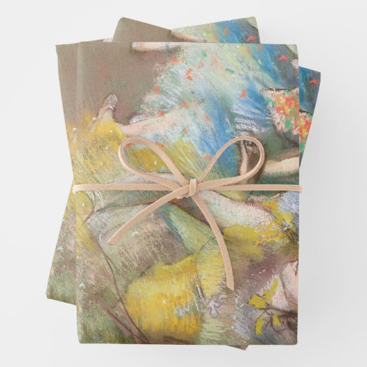 Balletdansers op het werkgebied van Edgar Degas Inpakpapier Vel (In situ)