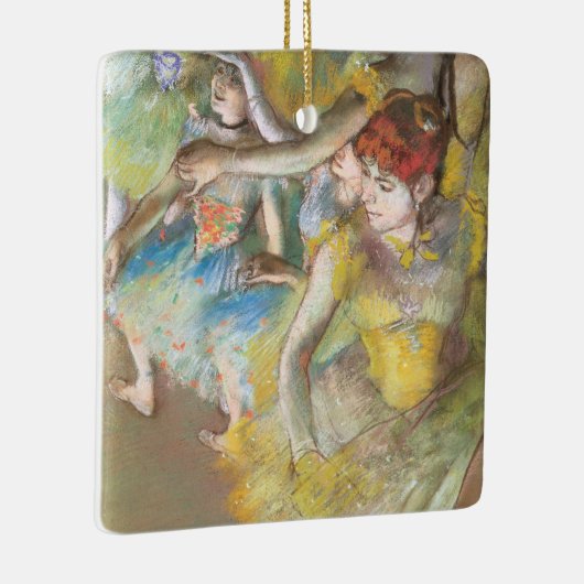 Balletdansers op het werkgebied van Edgar Degas Keramisch Ornament (Rechts)