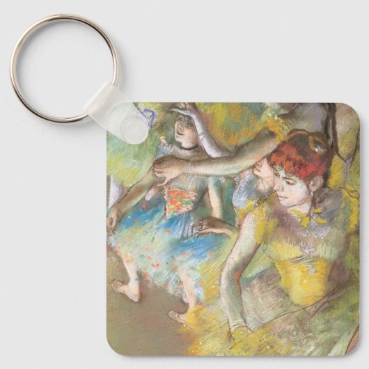 Balletdansers op het werkgebied van Edgar Degas Sleutelhanger (Voorkant)