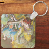 Balletdansers op het werkgebied van Edgar Degas Sleutelhanger (Achterkant)