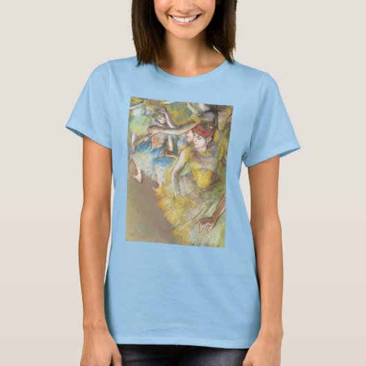 Balletdansers op het werkgebied van Edgar Degas T-shirt (Voorkant)
