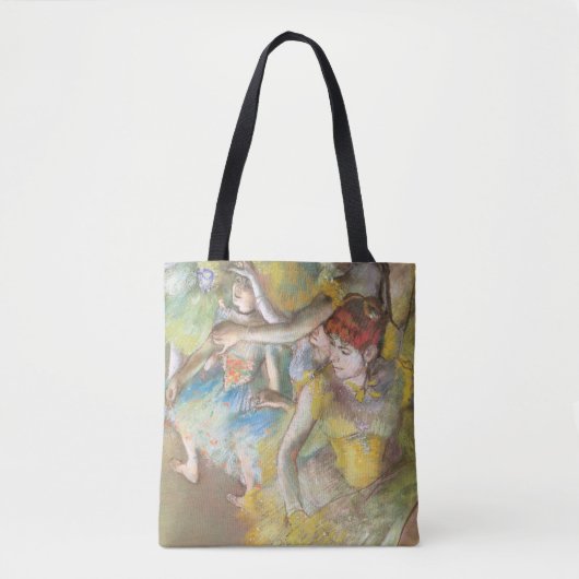 Balletdansers op het werkgebied van Edgar Degas Tote Bag (Voorkant)
