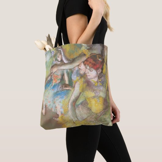 Balletdansers op het werkgebied van Edgar Degas Tote Bag (Dichtbij)