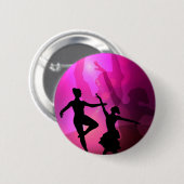 Balletdansers Ronde Button 5,7 Cm (Voorkant /achterkant)