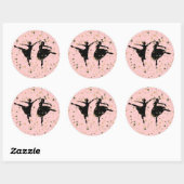 BALLETDANSERS RONDE STICKER (Vel)
