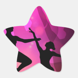 Balletdansers Ster Sticker