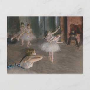 Balletdansers Theaterrepetitie Edgar Degas Briefkaart