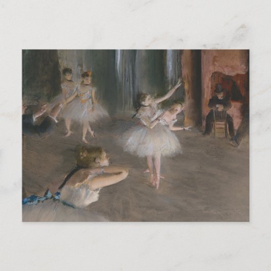 Balletdansers Theaterrepetitie Edgar Degas Briefkaart (Voorkant)