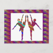 BALLETdansers: zeer artistieke dansformaties Briefkaart (Voorkant)