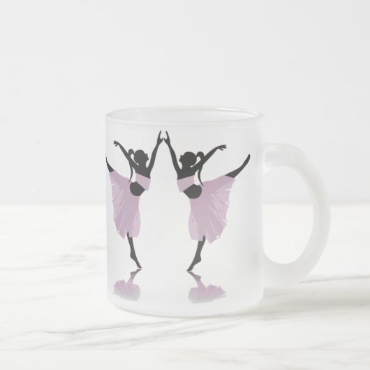 balletdansmok matglas koffiemok (Rechts)