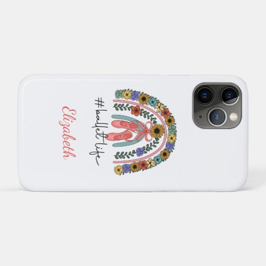Balletdansstudio Balletinstructeur Danser Case-Mate iPhone Case (Achterkant (horizontaal))