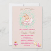 Balletdieren Baby shower Kaart (Voorkant)