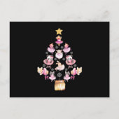 Balletdieren Ballerina kerstboom Briefkaart (Voorkant)