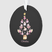 Balletdieren Ballerina kerstboom Ornament (voorkant)